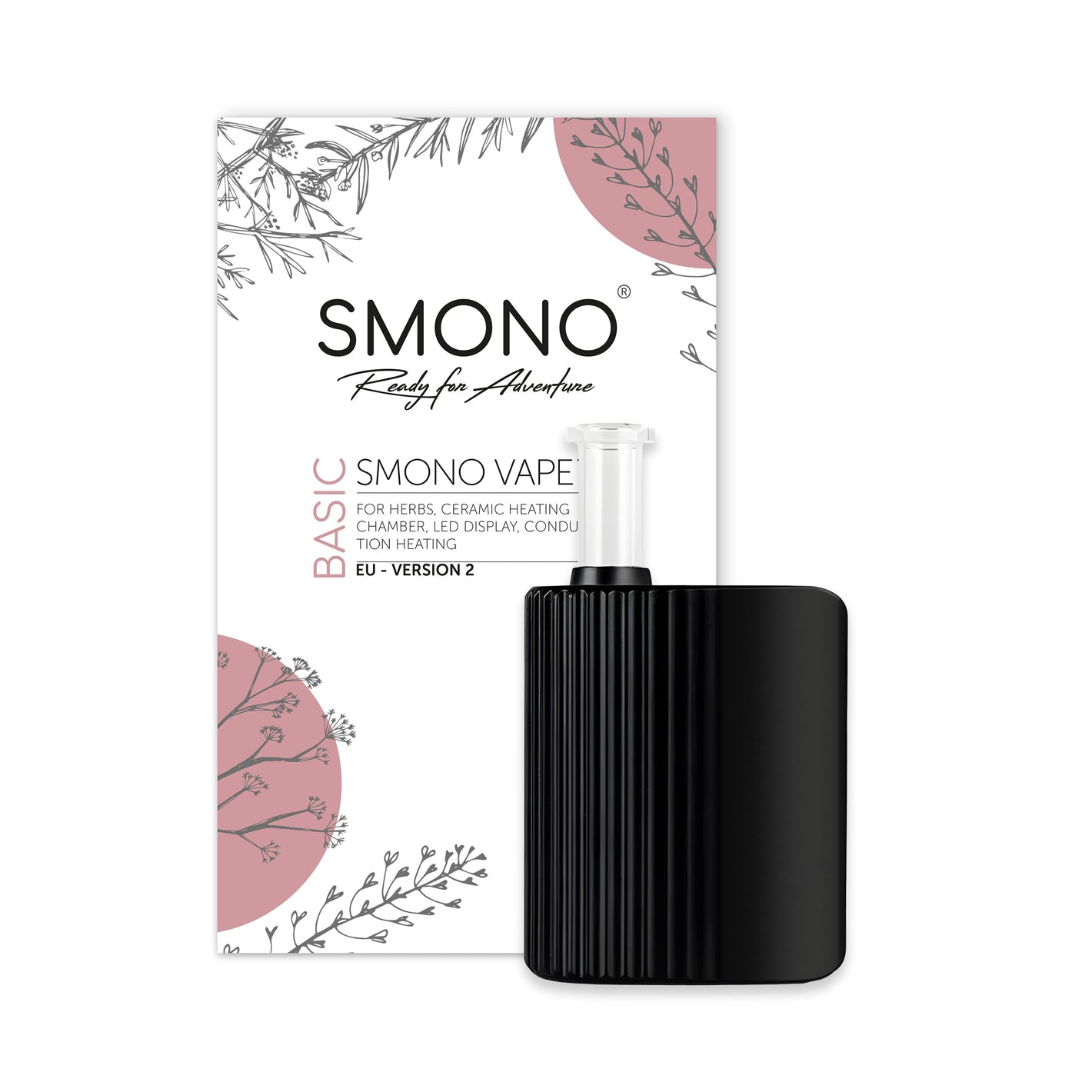 Smono Basic V2 Portable Dry Herb Vaporiser: Discreet, Efficient, Easy-to-Use