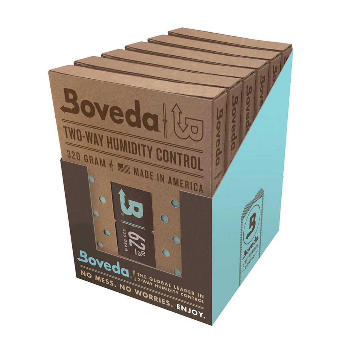 Boveda 62% 320g 6 pack - BigBox - Amsterdaze