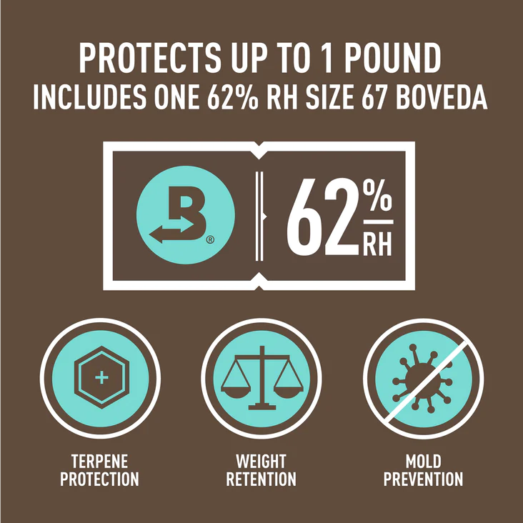 Boveda Fresh Bag + 67g 62% - Amsterdaze