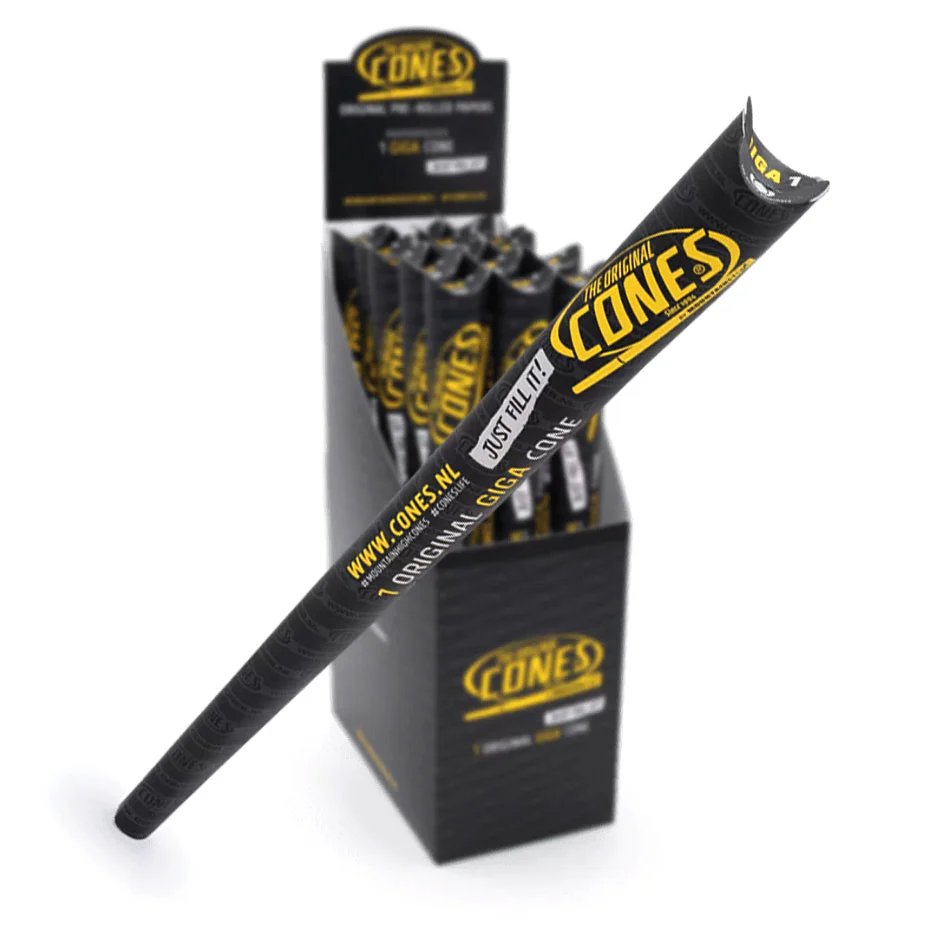 Cones Original Giga 1x Paper Pack Display 15x - Amsterdaze