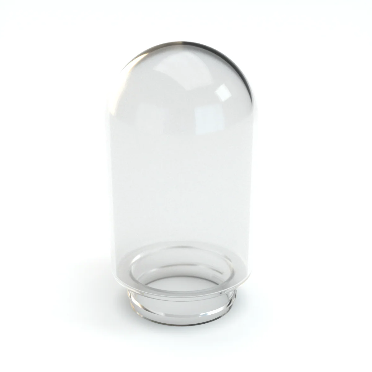 Single replacement globe large (transparent)