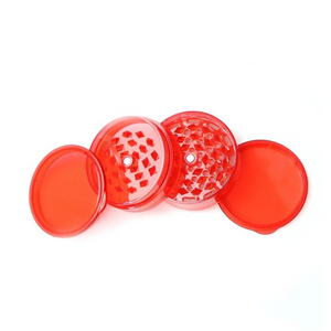 Plastic Grinder 4-piece red