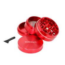 Smono Aluminum Grinder - Red
