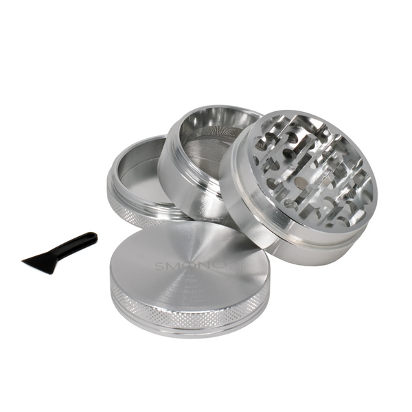 Smono Aluminum Grinder - Silver