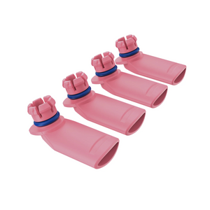 Veazy Mouthpieces (4 pcs.) - Charming Pink - Amsterdaze