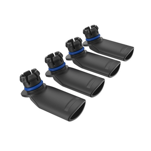 Veazy Mouthpieces (4 pcs.) - Alluring Black - Amsterdaze