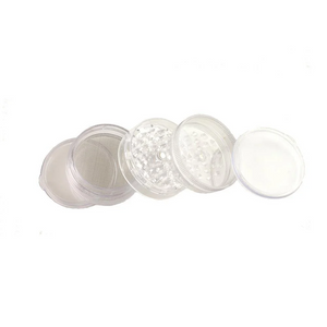 Plastic Grinder 5-piece transparent