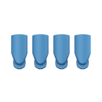 Veazy Mouthpieces (4 pcs.) - Dynamic Blue - Amsterdaze