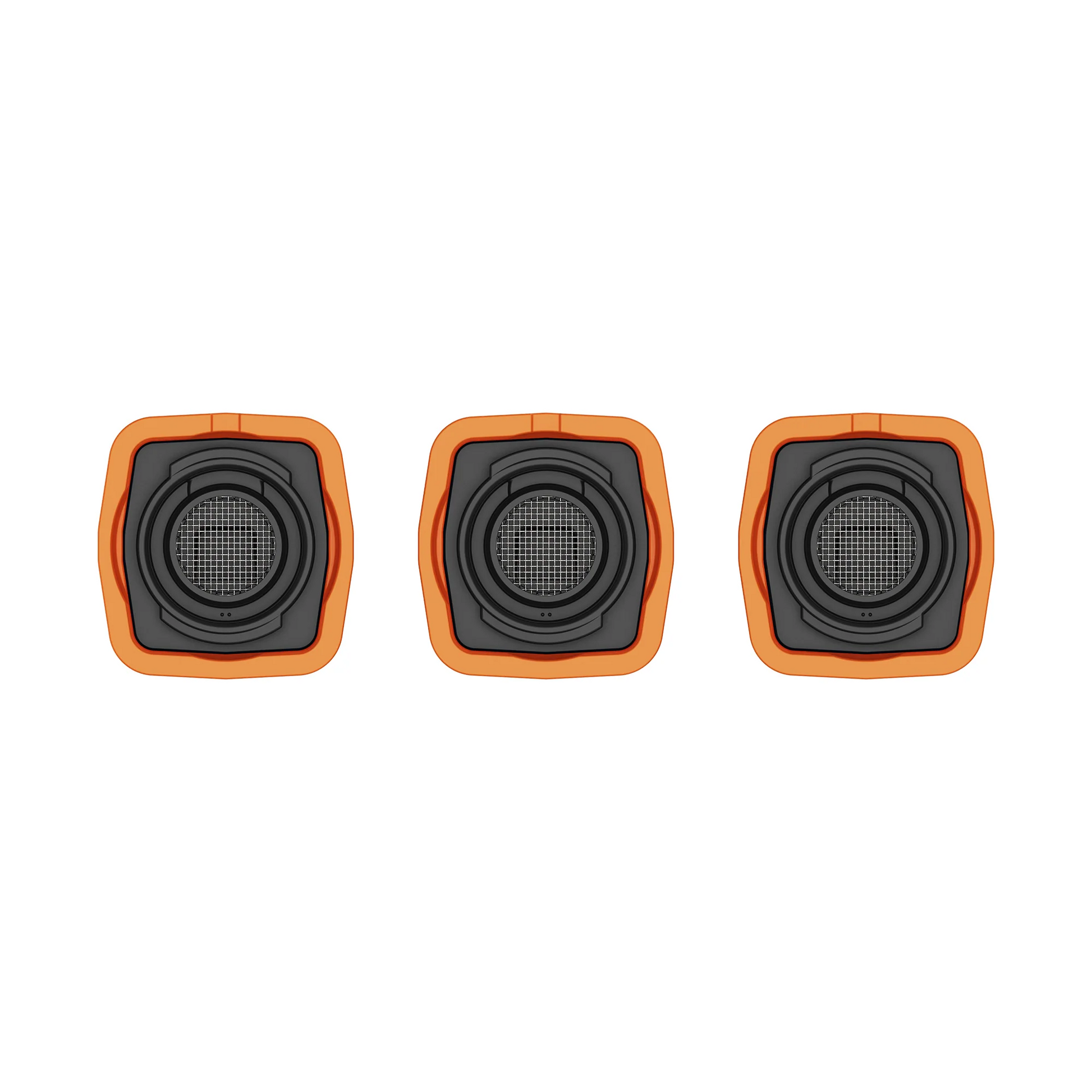 Veazy Cooling Unit (3 pcs) - Inspiring Orange - Amsterdaze