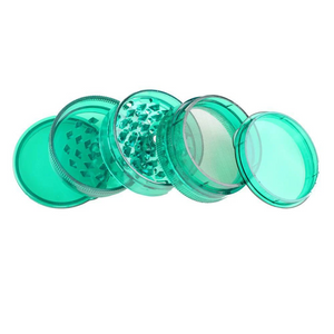 Plastic Grinder 5-piece green