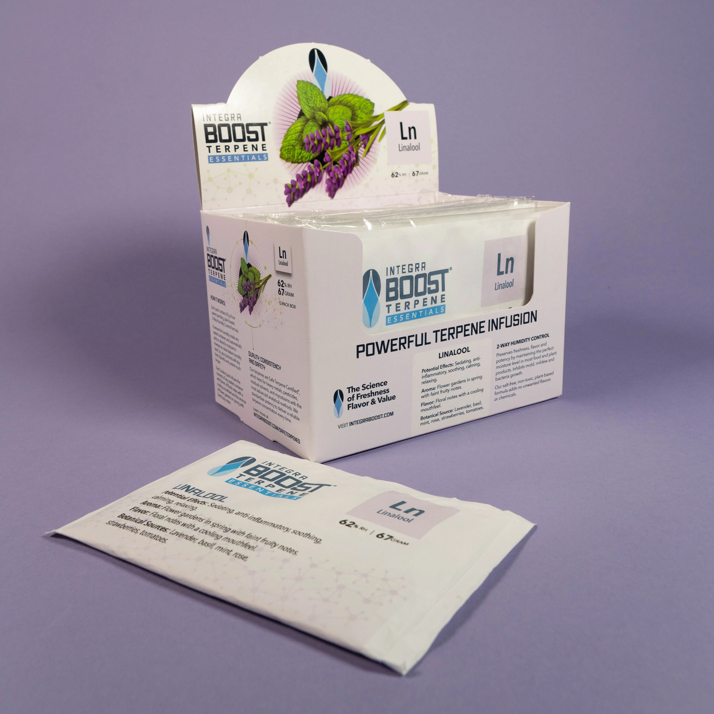 Integra Boost Terpenes Linalool 62% 4g x48 - Display - Amsterdaze