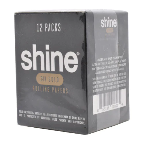 Shine Golden 1.25 Sheet Papers - Box of 12 - Amsterdaze