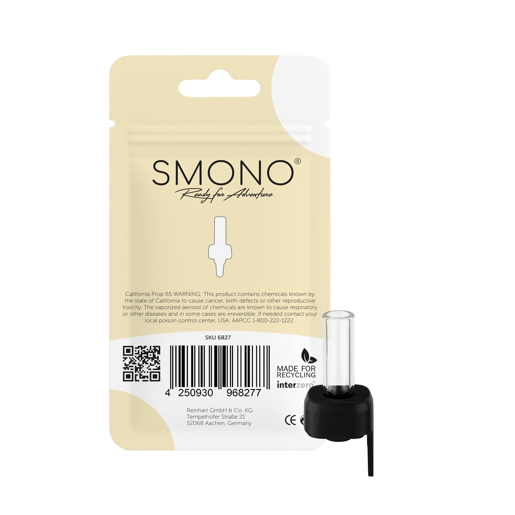 Smono Sunshine / XMAX V3 Pro glass mouthpiece - Amsterdaze