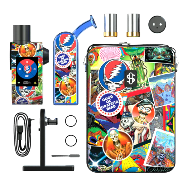 Grateful Dead X Modül + Dok Deluxe Travel Set (Legacy Patchwork) - Amsterdaze