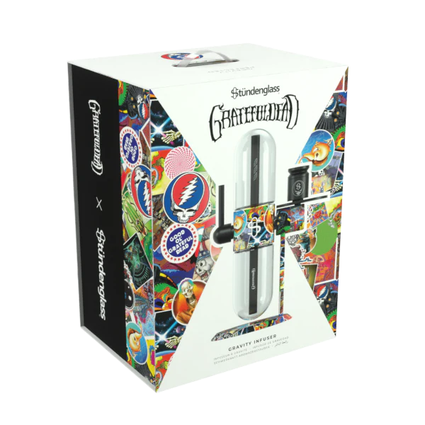 Grateful Dead X Stündenglass Gravity Infuser (Legacy Patchwork) - Amsterdaze