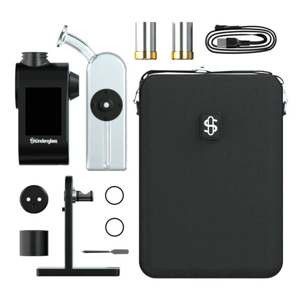 Module + Dock Deluxe Travel Set (transparent glass) - Amsterdaze